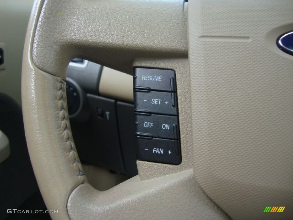 2007 Edge SEL Plus AWD - Carbon Metallic / Camel photo #25