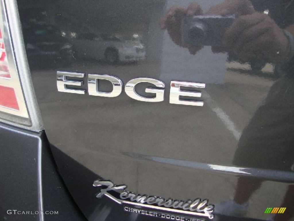 2007 Edge SEL Plus AWD - Carbon Metallic / Camel photo #33