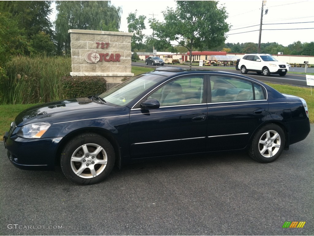 2005 Altima 2.5 SL - Majestic Blue Metallic / Blond photo #1