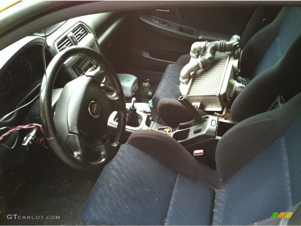 2003 Impreza WRX Sedan - Sonic Yellow / Black photo #8