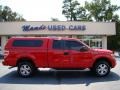 Bright Red 2009 Ford F150 STX SuperCab 4x4
