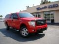 2009 Bright Red Ford F150 STX SuperCab 4x4  photo #32