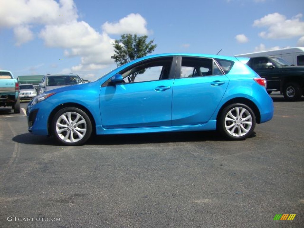 Celestial Blue Mica 2010 Mazda MAZDA3 s Sport 5 Door Exterior Photo #54109452