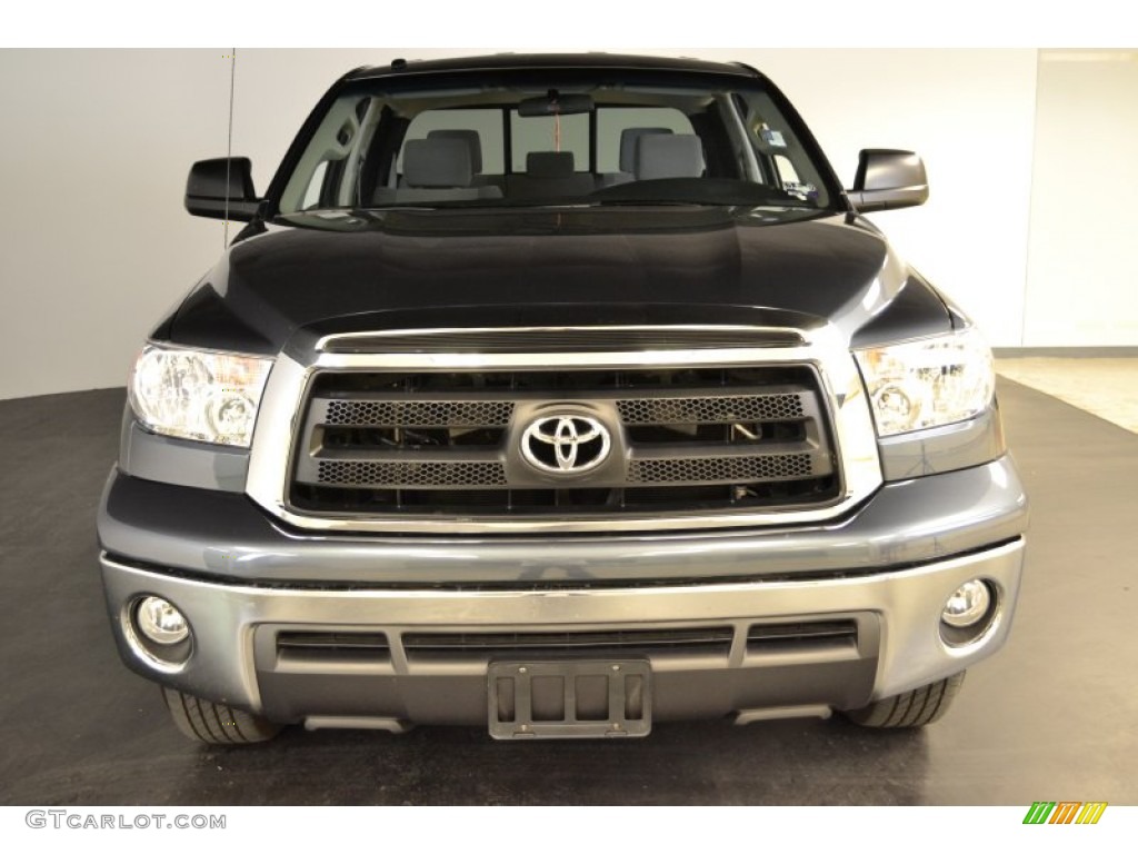 2010 Tundra SR5 Double Cab - Slate Gray Metallic / Graphite Gray photo #2