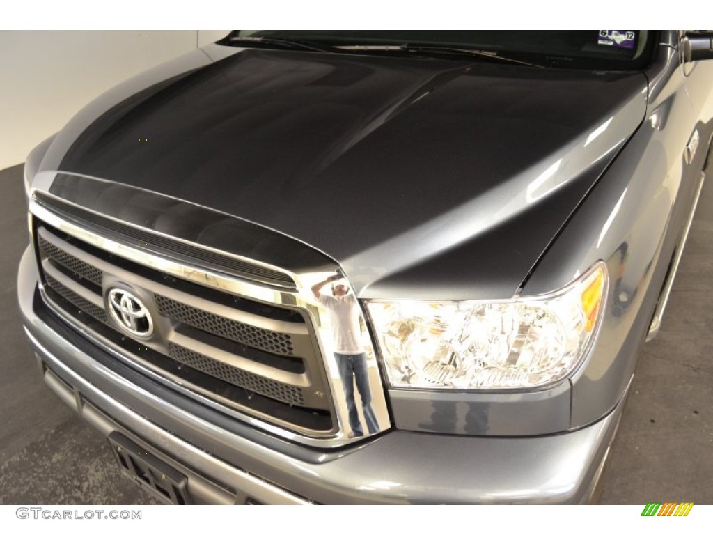 2010 Tundra SR5 Double Cab - Slate Gray Metallic / Graphite Gray photo #9