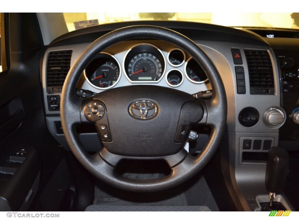 2010 Tundra SR5 Double Cab - Slate Gray Metallic / Graphite Gray photo #12