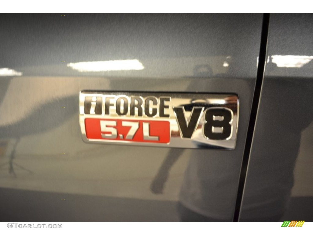 2010 Tundra SR5 Double Cab - Slate Gray Metallic / Graphite Gray photo #16