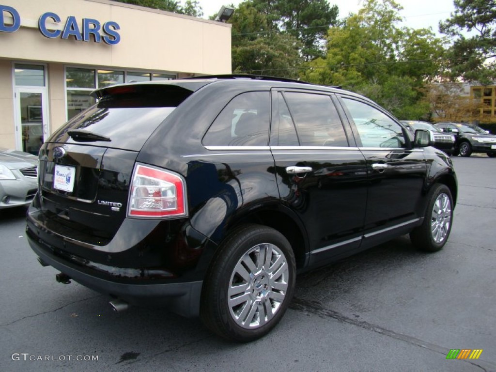 2008 Edge Limited AWD - Black / Charcoal photo #9