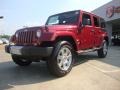 2012 Deep Cherry Red Crystal Pearl Jeep Wrangler Unlimited Sahara 4x4  photo #7
