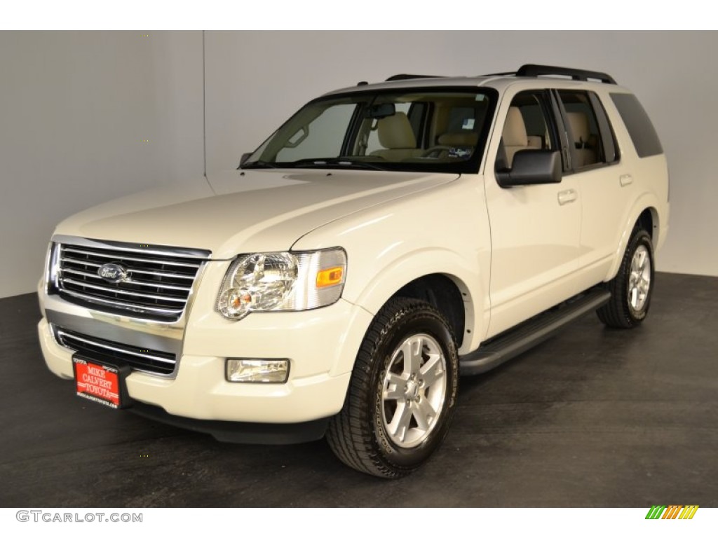 White Suede Ford Explorer