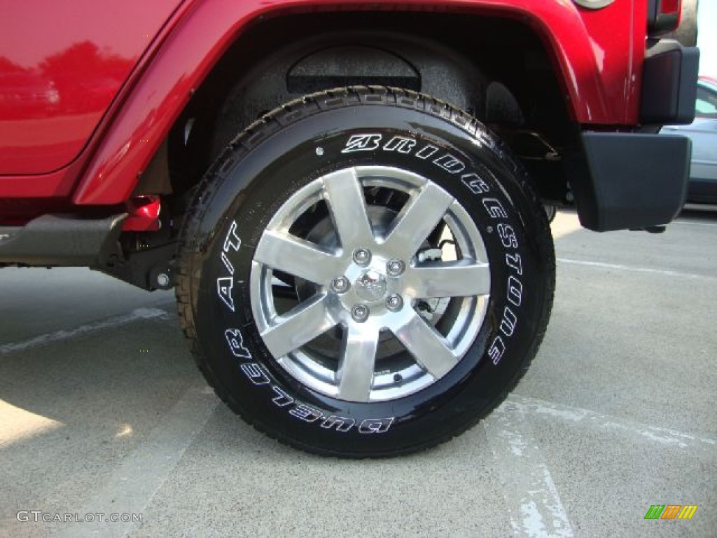 2012 Jeep Wrangler Unlimited Sahara 4x4 Wheel Photo #54111828