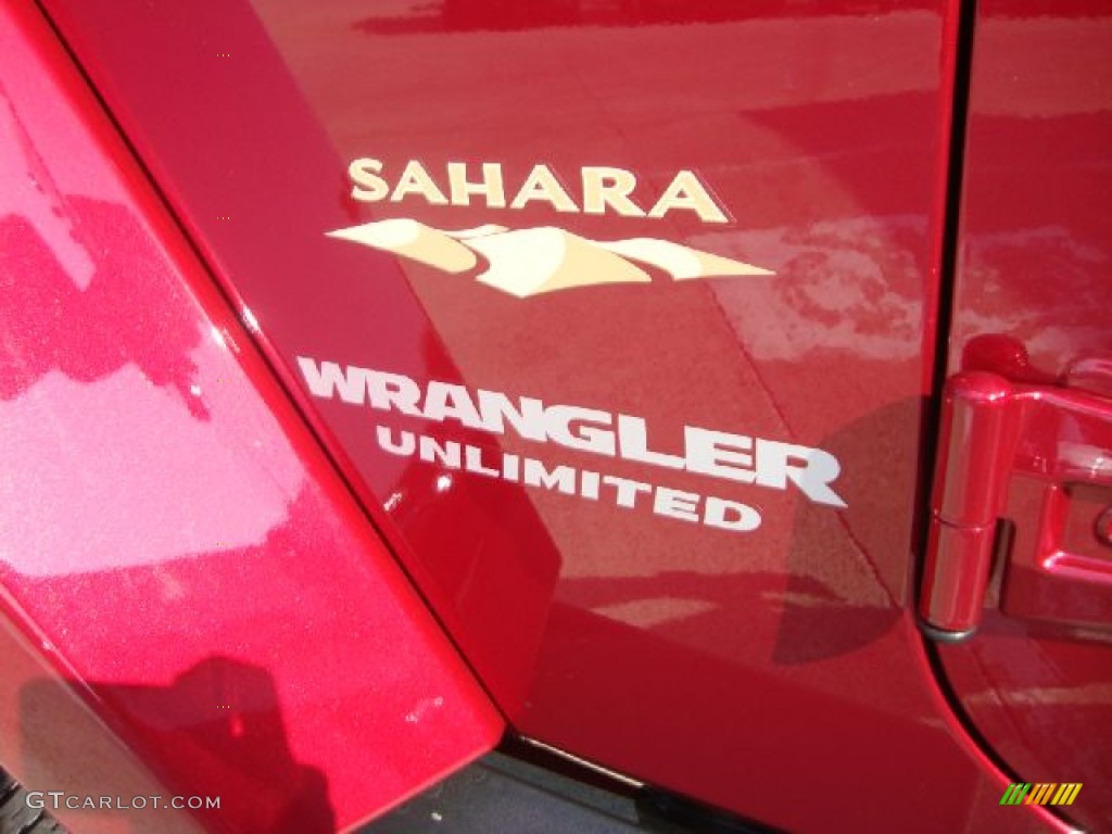 2012 Jeep Wrangler Unlimited Sahara 4x4 Marks and Logos Photo #54111840