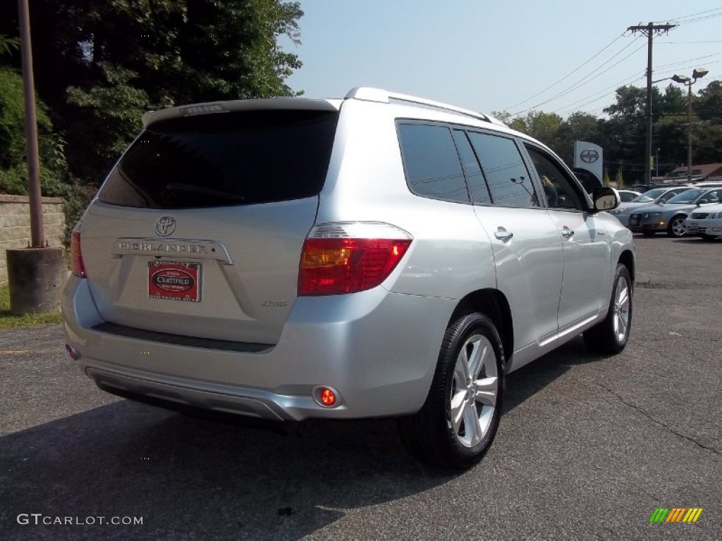 2010 Highlander Limited 4WD - Classic Silver Metallic / Ash photo #10