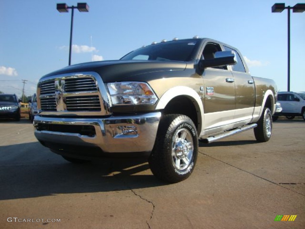 2012 Ram 3500 HD Laramie Crew Cab 4x4 - Sagebrush Pearl / Light Pebble Beige/Bark Brown photo #1