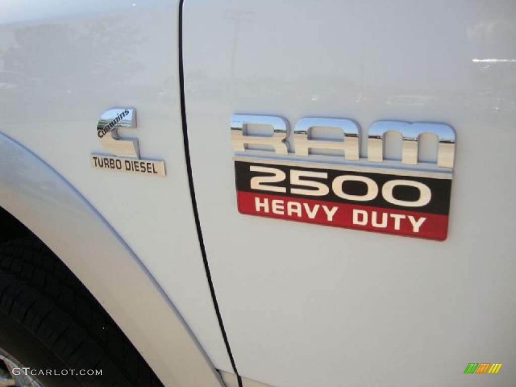 2012 Ram 2500 HD Laramie Crew Cab 4x4 - Bright White / Dark Slate photo #9
