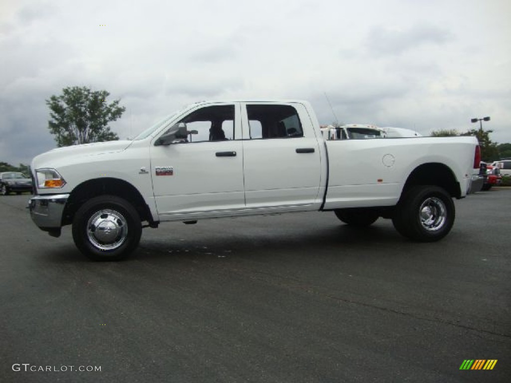 Bright White 2012 Dodge Ram 3500 HD ST Crew Cab 4x4 Dually Exterior Photo #54113943