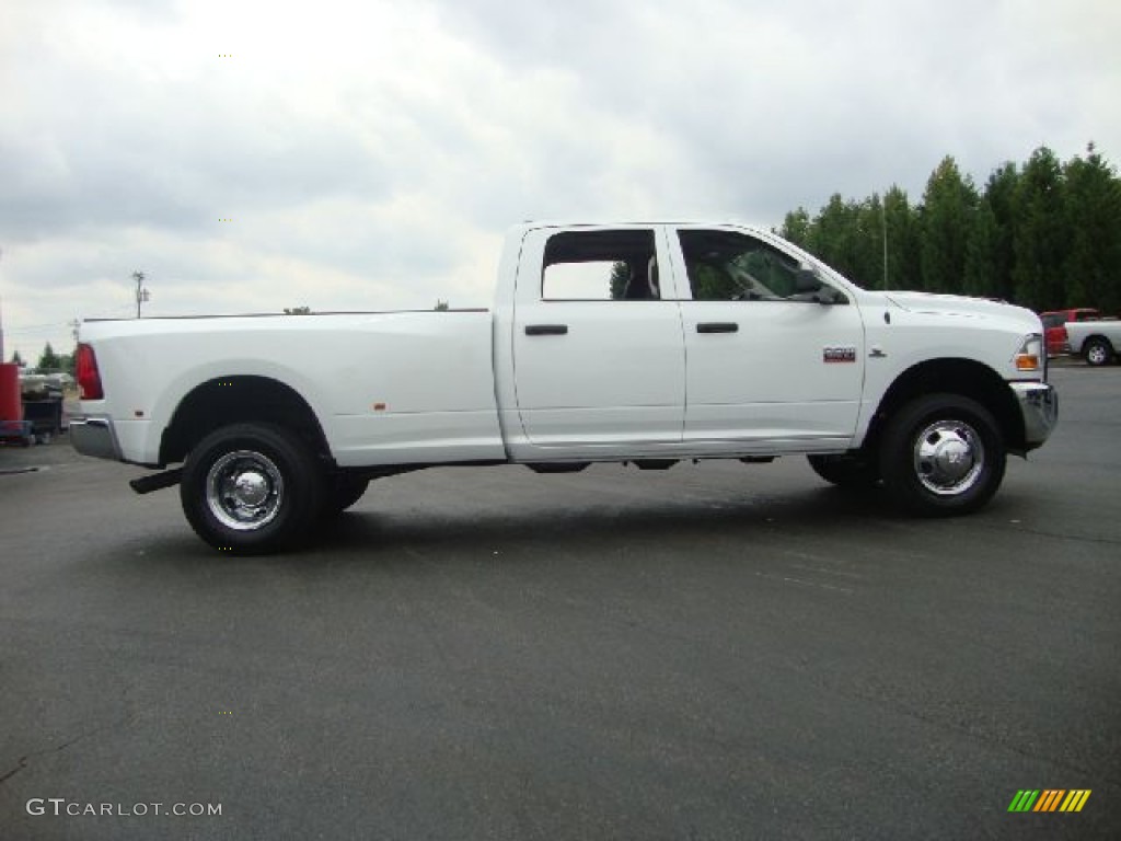 Bright White 2012 Dodge Ram 3500 HD ST Crew Cab 4x4 Dually Exterior Photo #54113973