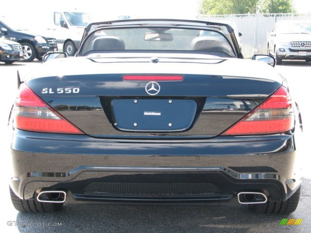 Black 2009 Mercedes-Benz SL 550 Roadster Exterior Photo #54114318