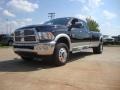 2012 Black Dodge Ram 3500 HD Laramie Crew Cab 4x4 Dually  photo #1