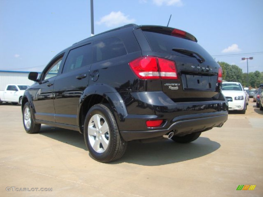 Brilliant Black Crystal Pearl 2012 Dodge Journey SXT Exterior Photo #54114819