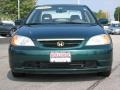 2001 Clover Green Honda Civic EX Coupe  photo #2