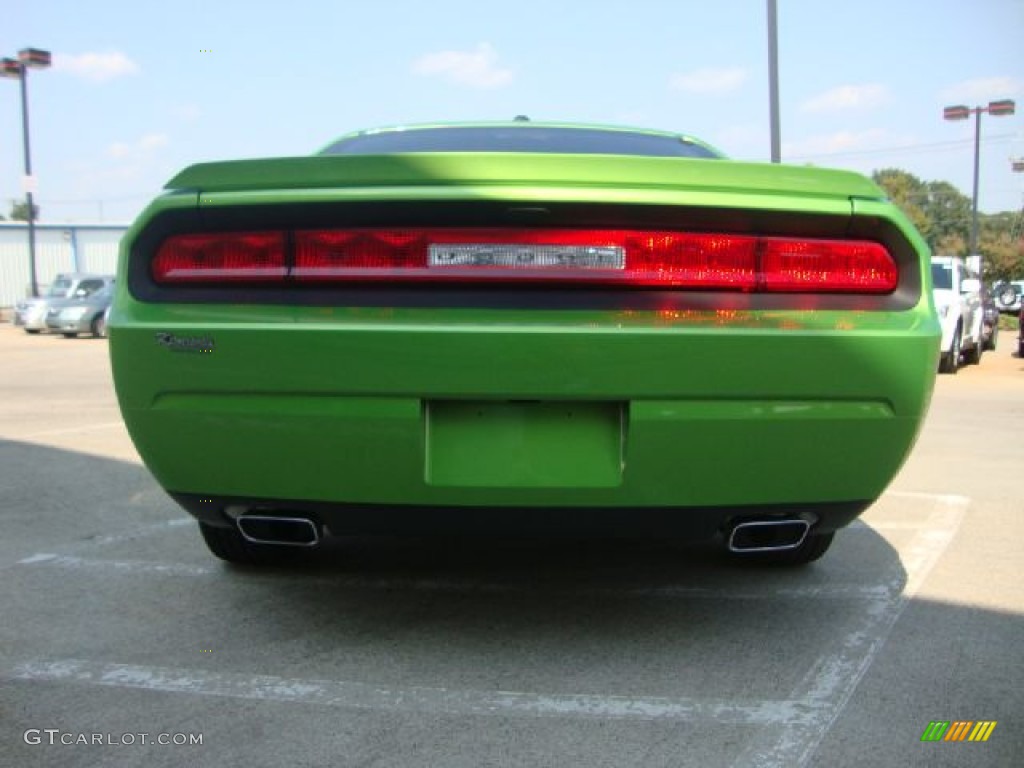 2011 Challenger R/T Classic - Green with Envy / Dark Slate Gray photo #4