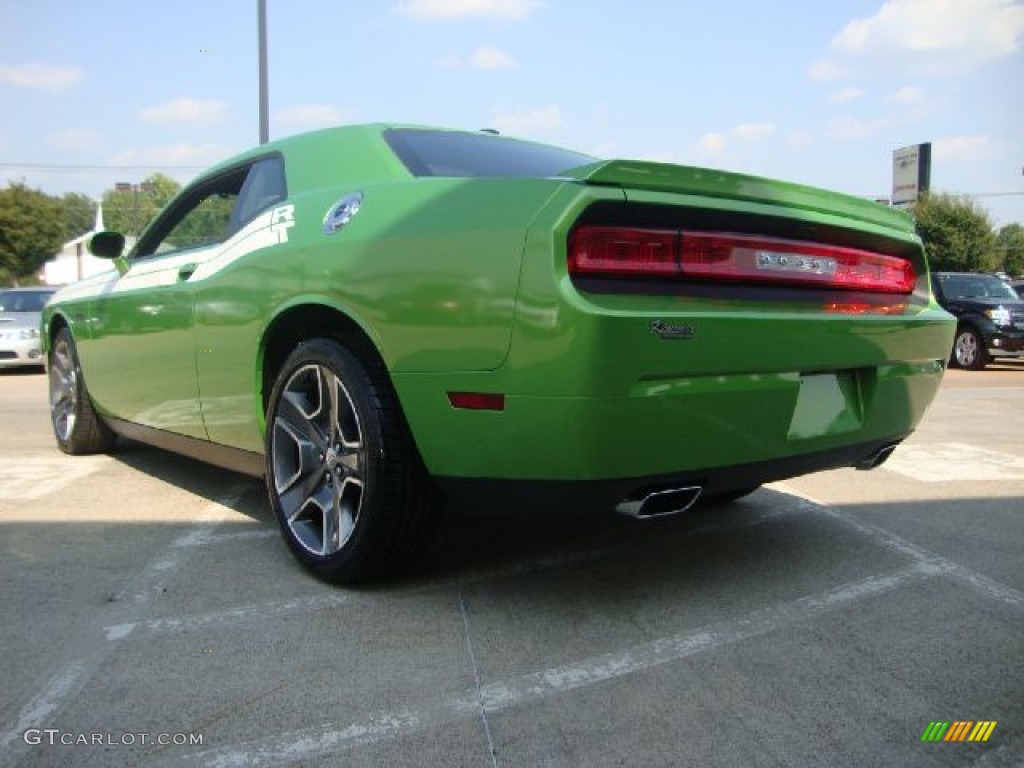 2011 Challenger R/T Classic - Green with Envy / Dark Slate Gray photo #5