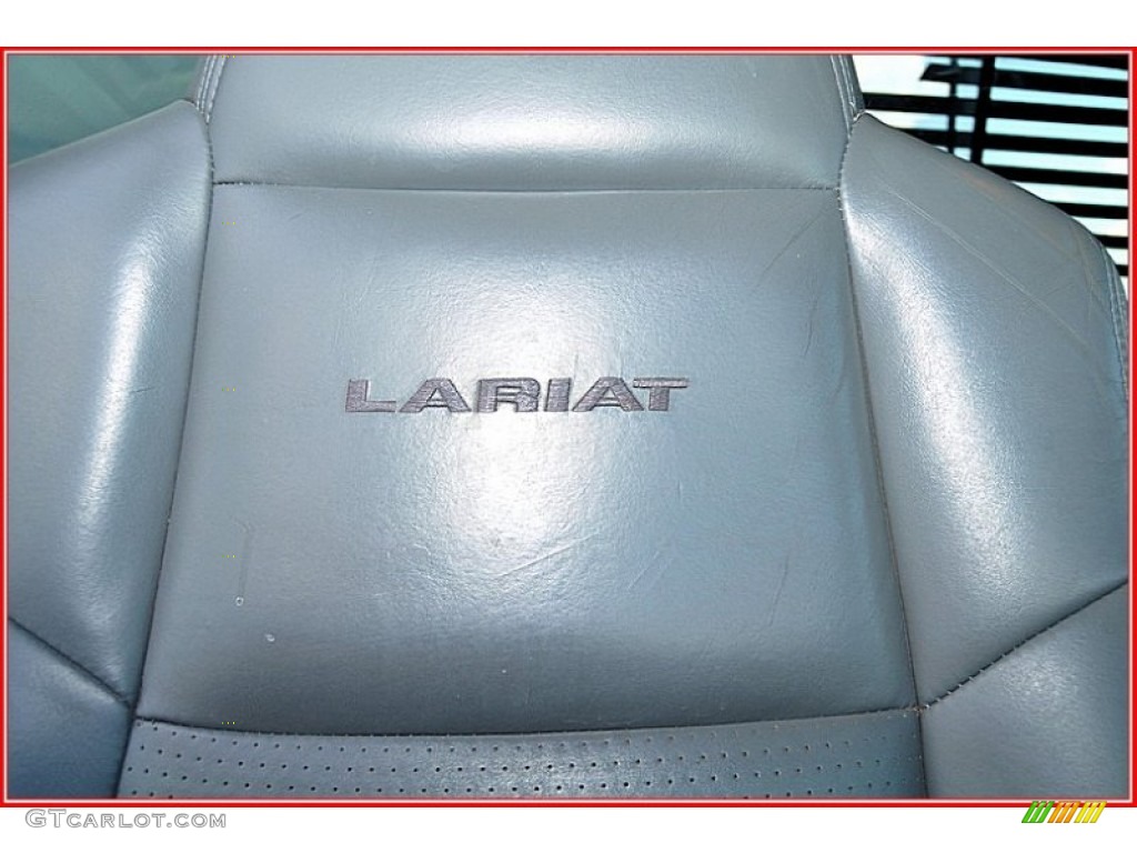 2003 F250 Super Duty Lariat Crew Cab - Toreador Red Metallic / Medium Flint Grey photo #27