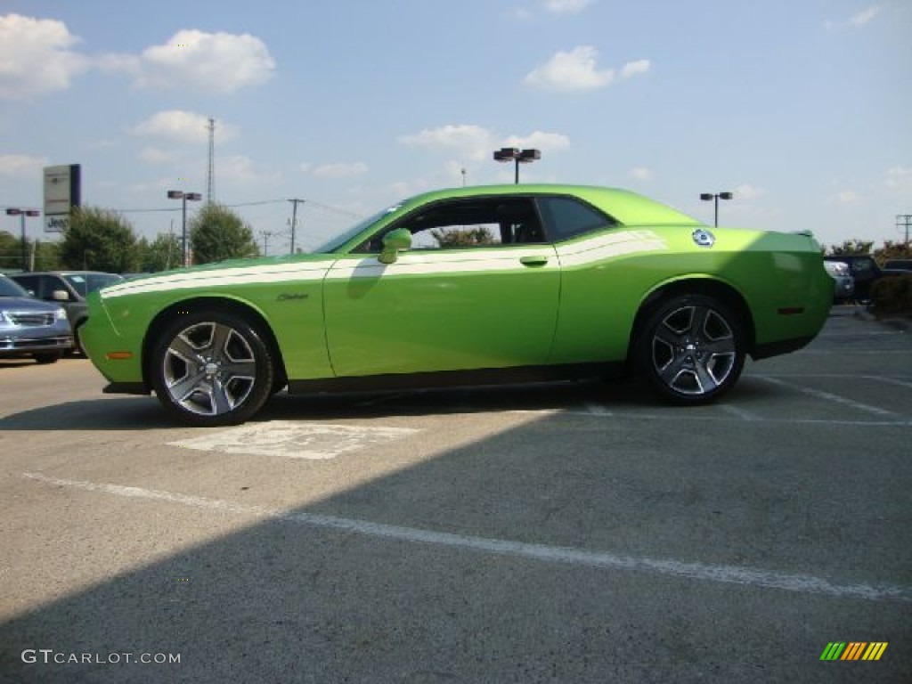 2011 Challenger R/T Classic - Green with Envy / Dark Slate Gray photo #6