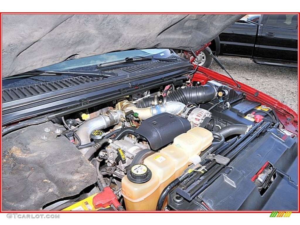 2003 F250 Super Duty Lariat Crew Cab - Toreador Red Metallic / Medium Flint Grey photo #28