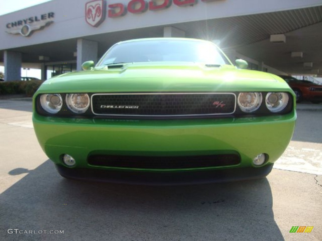 2011 Challenger R/T Classic - Green with Envy / Dark Slate Gray photo #8