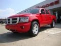 2011 Flame Red Dodge Dakota Big Horn Crew Cab  photo #7