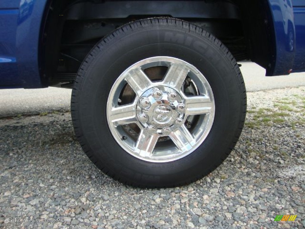 2011 Ram 2500 HD Laramie Longhorn Crew Cab 4x4 - Deep Water Blue Pearl / Dark Slate photo #6