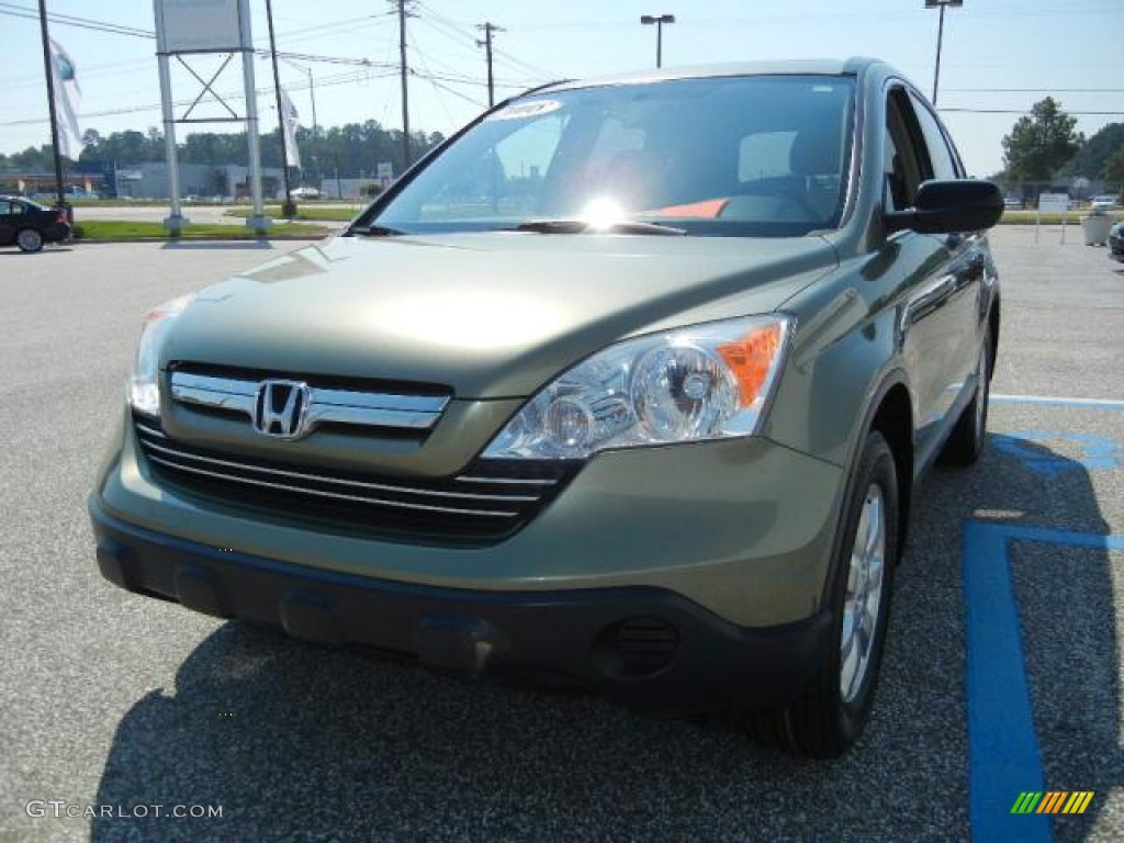 2008 CR-V EX - Green Tea Metallic / Ivory photo #9