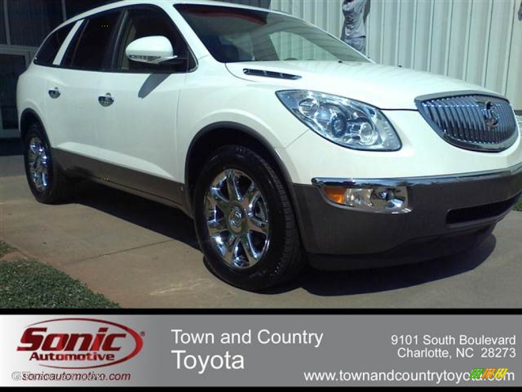 White Diamond Tri Coat Buick Enclave