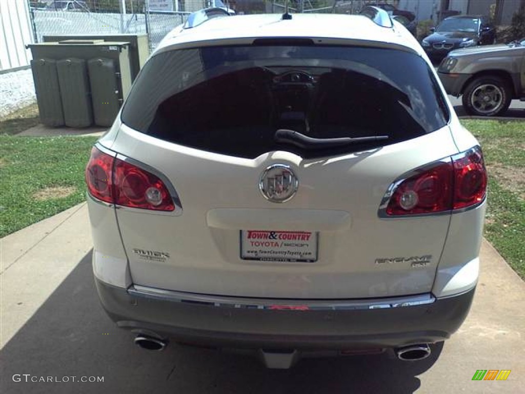 2008 Enclave CXL AWD - White Diamond Tri Coat / Titanium/Dark Titanium photo #4