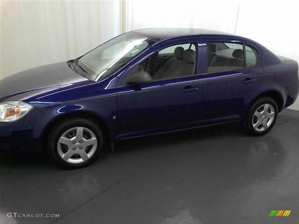 2007 Cobalt LS Sedan - Pace Blue / Gray photo #18