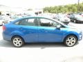 2011 Blue Flame Metallic Ford Fiesta SEL Sedan  photo #11