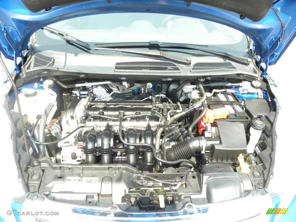 2011 Ford Fiesta SEL Sedan 1.6 Liter DOHC 16-Valve Ti-VCT Duratec 4 Cylinder Engine Photo #54118179