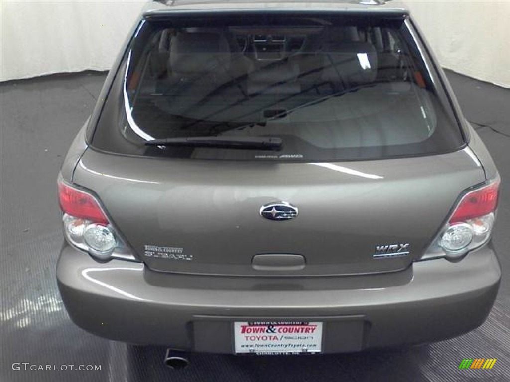 2006 Impreza WRX Wagon - Steel Gray Metallic / Anthracite Black photo #4