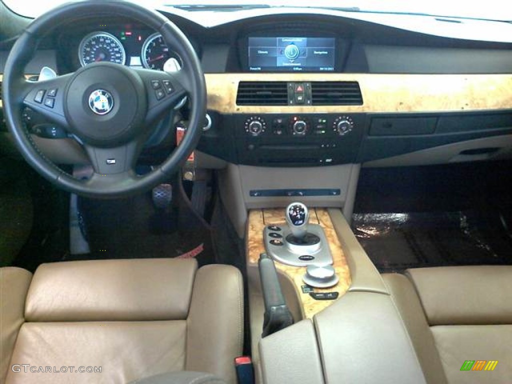 2006 BMW M5 Standard M5 Model Portland Brown Dashboard Photo #54118710