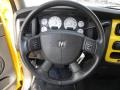 Dark Slate Gray 2005 Dodge Ram 1500 SLT Rumble Bee Regular Cab Steering Wheel