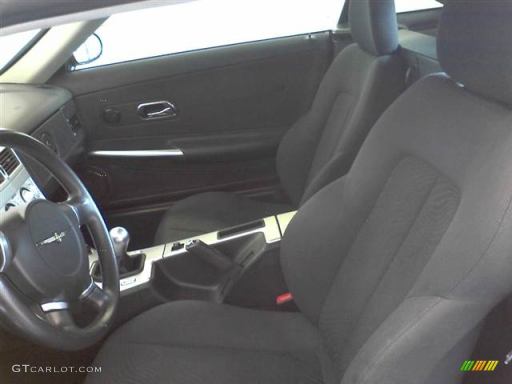 Dark Slate Grey Interior 2005 Chrysler Crossfire Coupe Photo #54119262