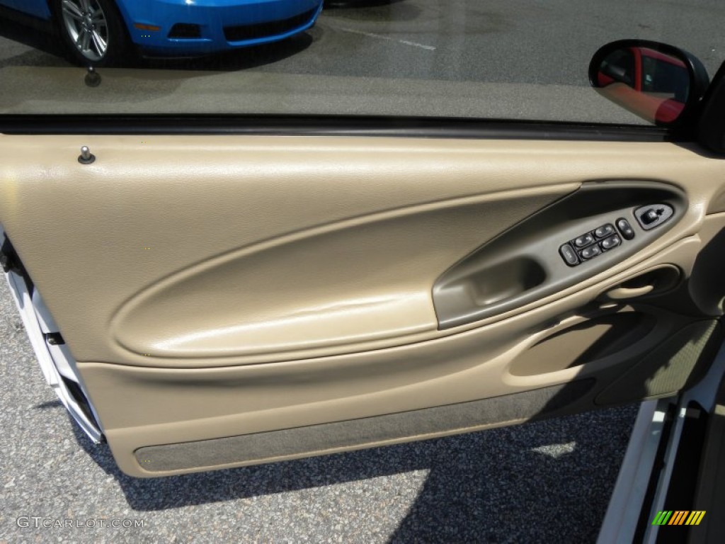 2004 Ford Mustang GT Convertible Medium Parchment Door Panel Photo #54120447