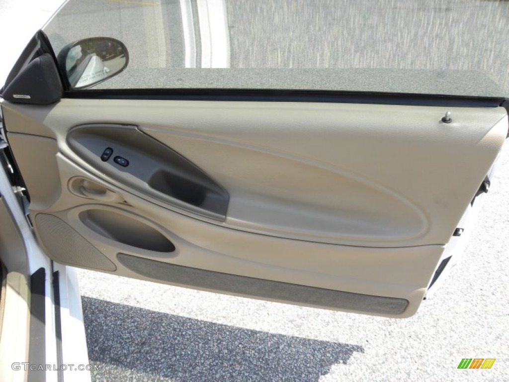 2004 Ford Mustang GT Convertible Medium Parchment Door Panel Photo #54120477
