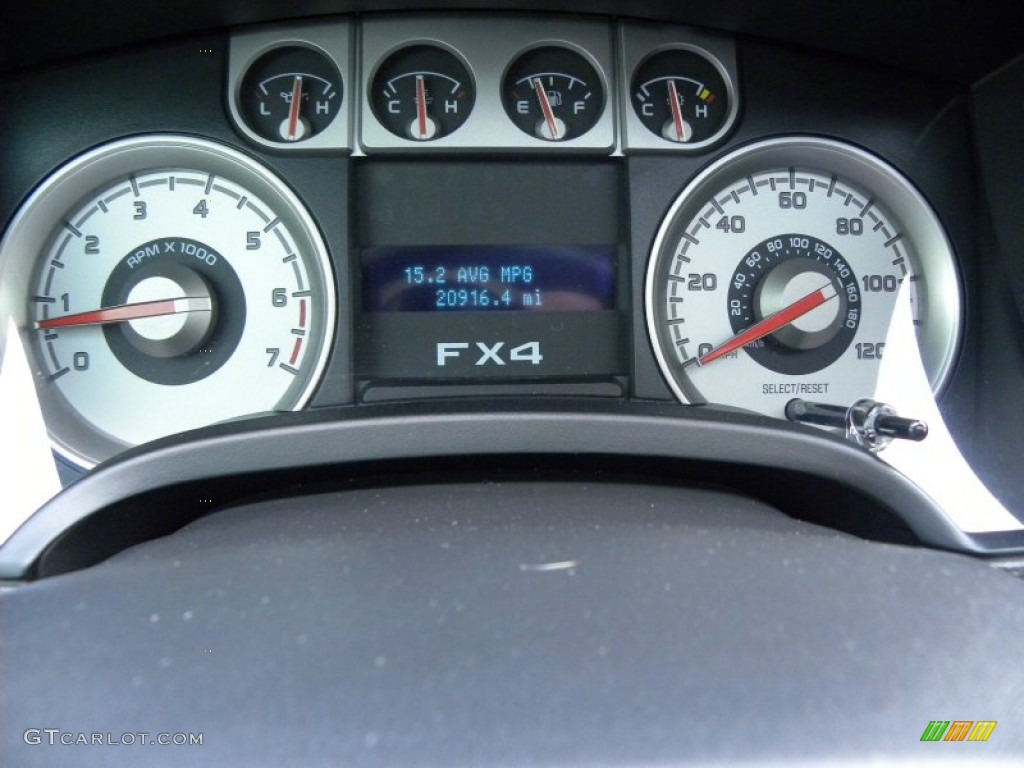 2009 Ford F150 FX4 SuperCab 4x4 Gauges Photo #54121335