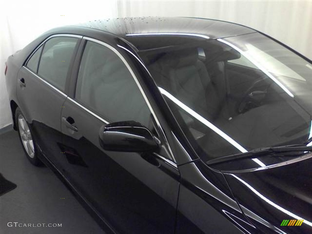 2007 Camry SE V6 - Black / Dark Charcoal photo #20