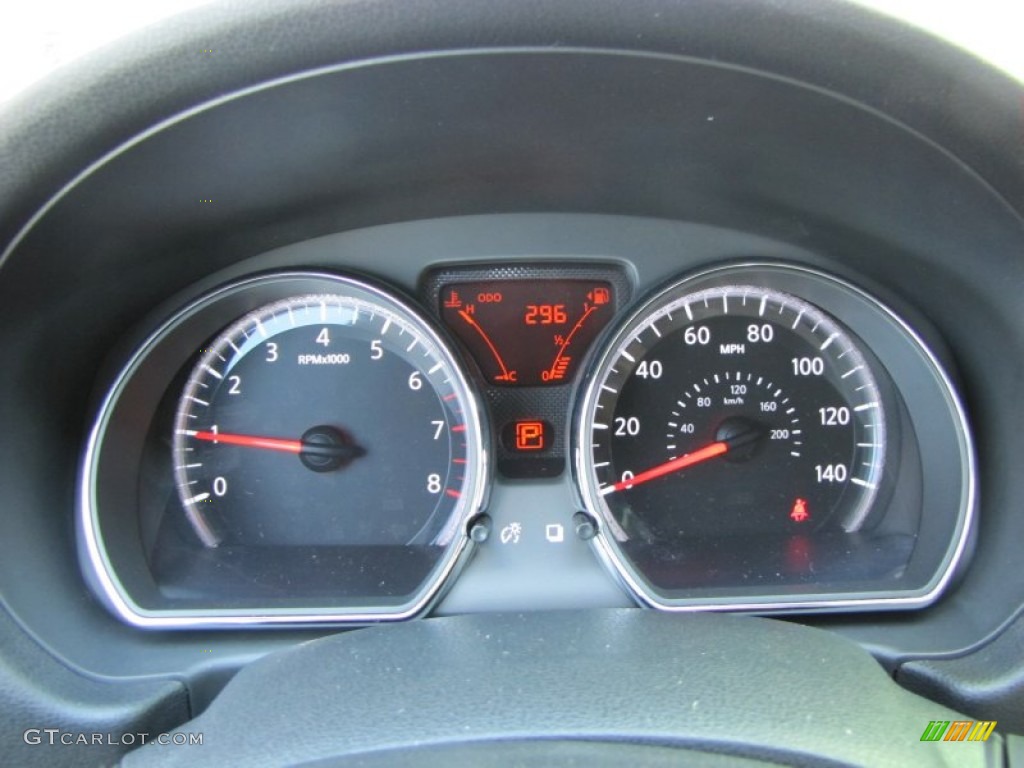 2012 Nissan Versa 1.6 SV Sedan Gauges Photo #54122240