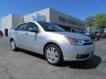 2010 Ingot Silver Metallic Ford Focus SEL Sedan  photo #1