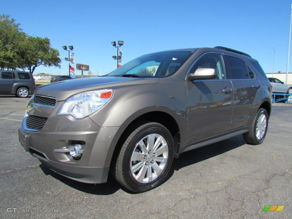 Mocha Steel Metallic 2010 Chevrolet Equinox LT Exterior Photo #54124020